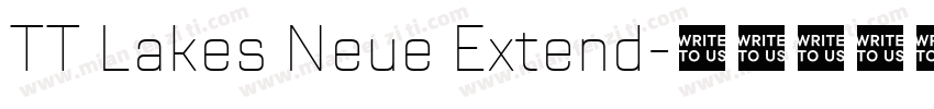 TT Lakes Neue Extend字体转换
